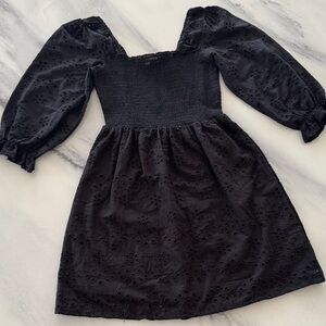 NWOT REBELLION AGAIN Chic Black Lace Formal Dress